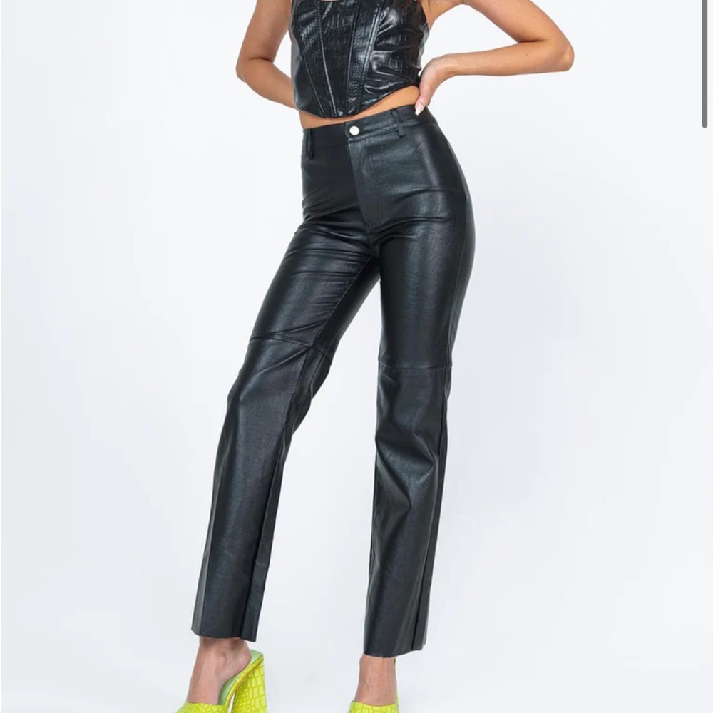 princess polly macey leather pants